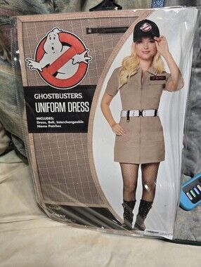 Ghostbusters Womens Uniform Dress Halloween Costume